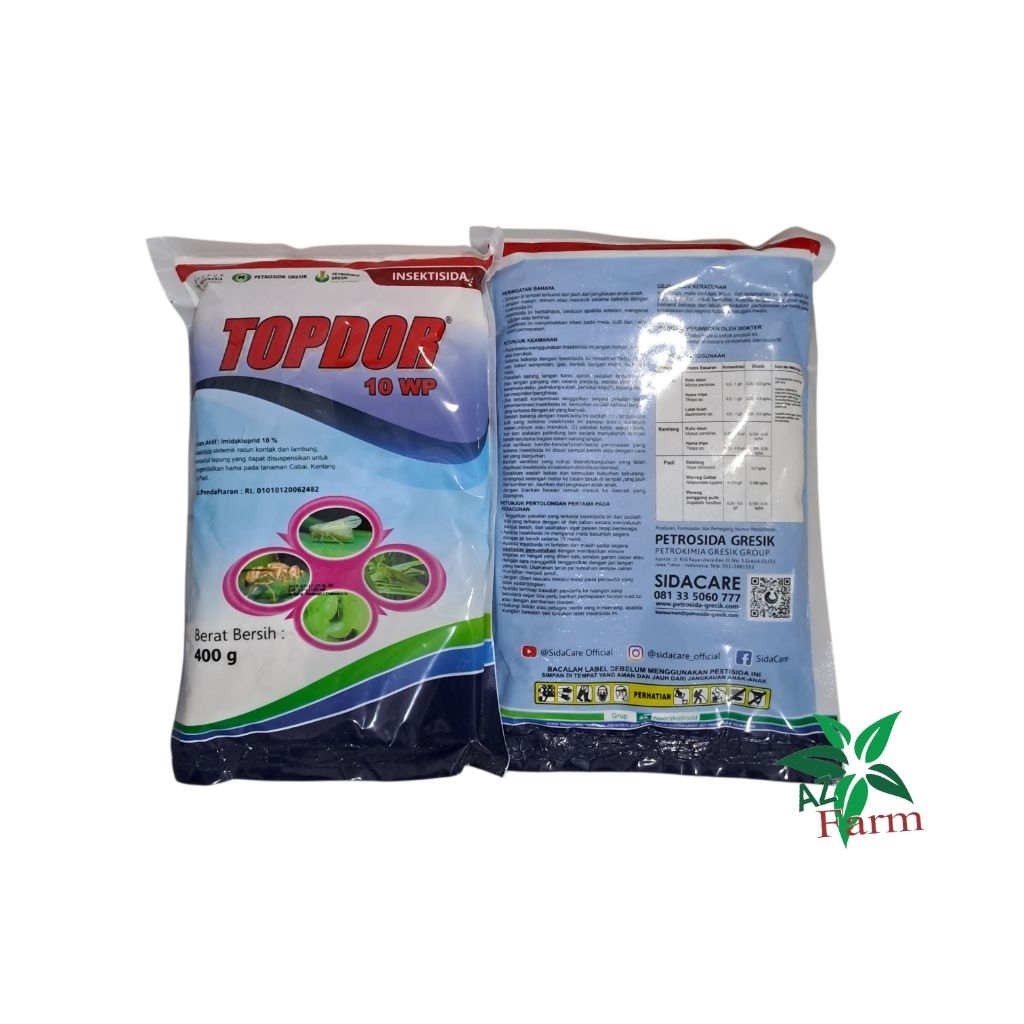 TOPDOR 400GR insektisida imidakloprid 10wp memgendalkakn berbagai hama