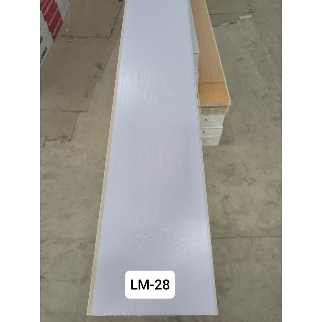 Plafon pvc putih doff tebal 08mm