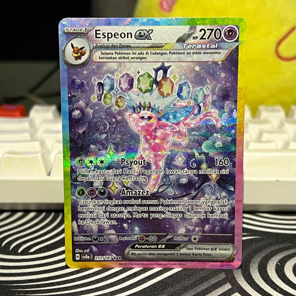 Espeon EX SAR Terastal Festival #211/187 | Indonesia