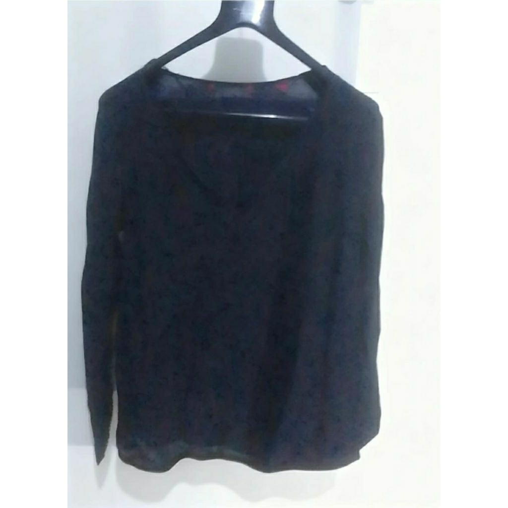 Blouse Biru Dongker