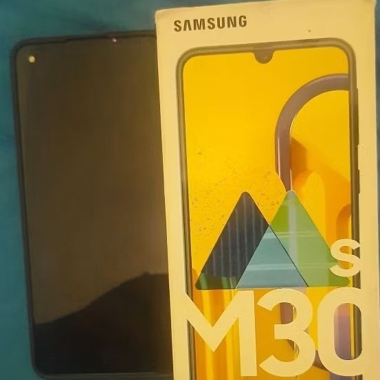 HP Second SAMSUNG M30s 4/64 fullset siap pakai