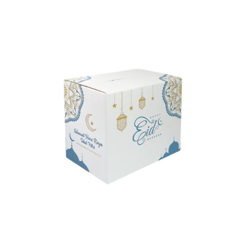 Box Parcel Sembako Ukuran 40x25x32 Kardus Hampers Parcel Idul Fitri - Eid Mubarak
