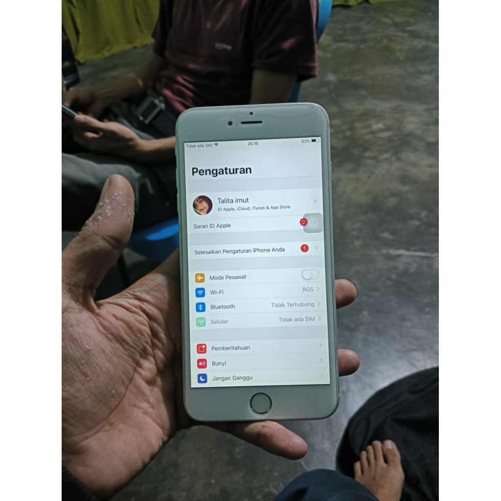 Mesin/Unit Iphone 6 Plus 16 normal/tested