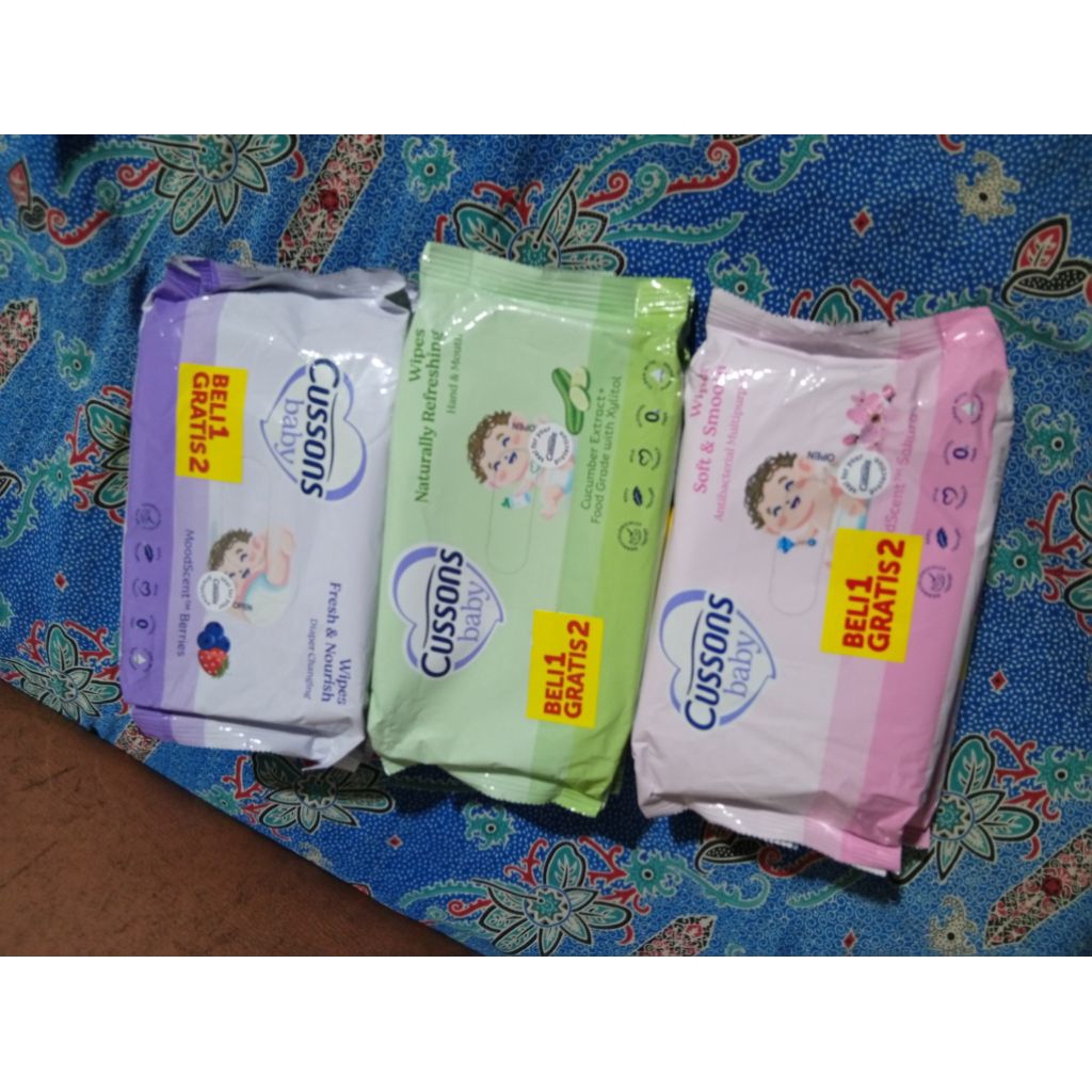 tisu basah cussons