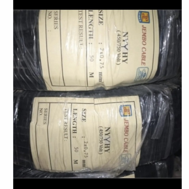 KABEL NYYHY 2x0.75 JEMBO 50MM