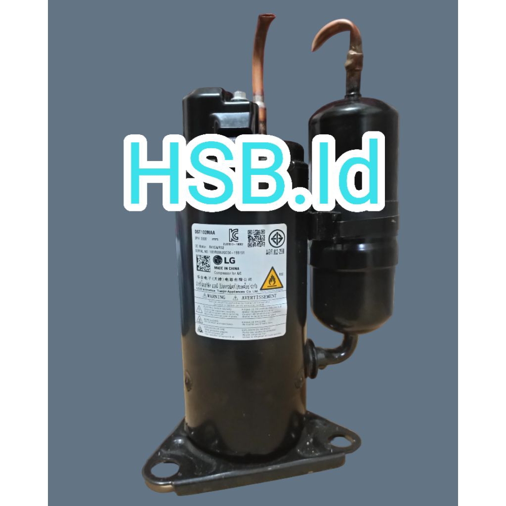 KOMPRESOR AC KOMPRESOR OUT DOOR AC LG INVERTER DST102MA FREON R32/R410  ORIGINAL