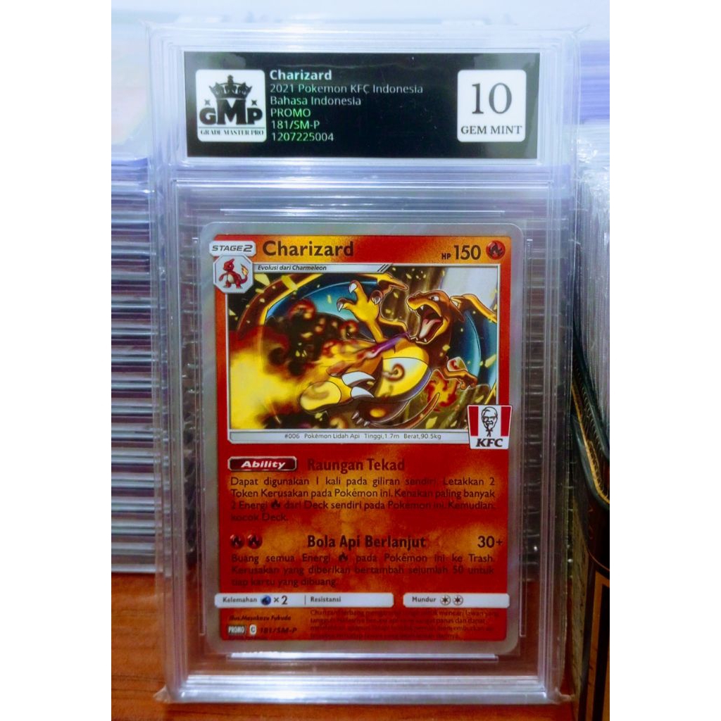 Charizard 2021 Pokemon KFC Indonesia Grade Master Pro 10