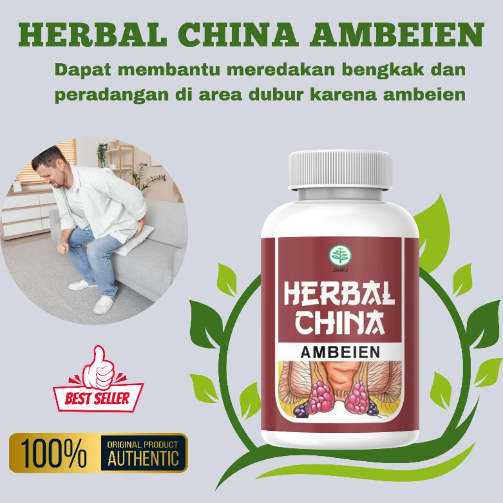 Kapsul Herbal Ambeien Halal & BPOM -Bantu Mengempeskan Ambeien dari Dalam.