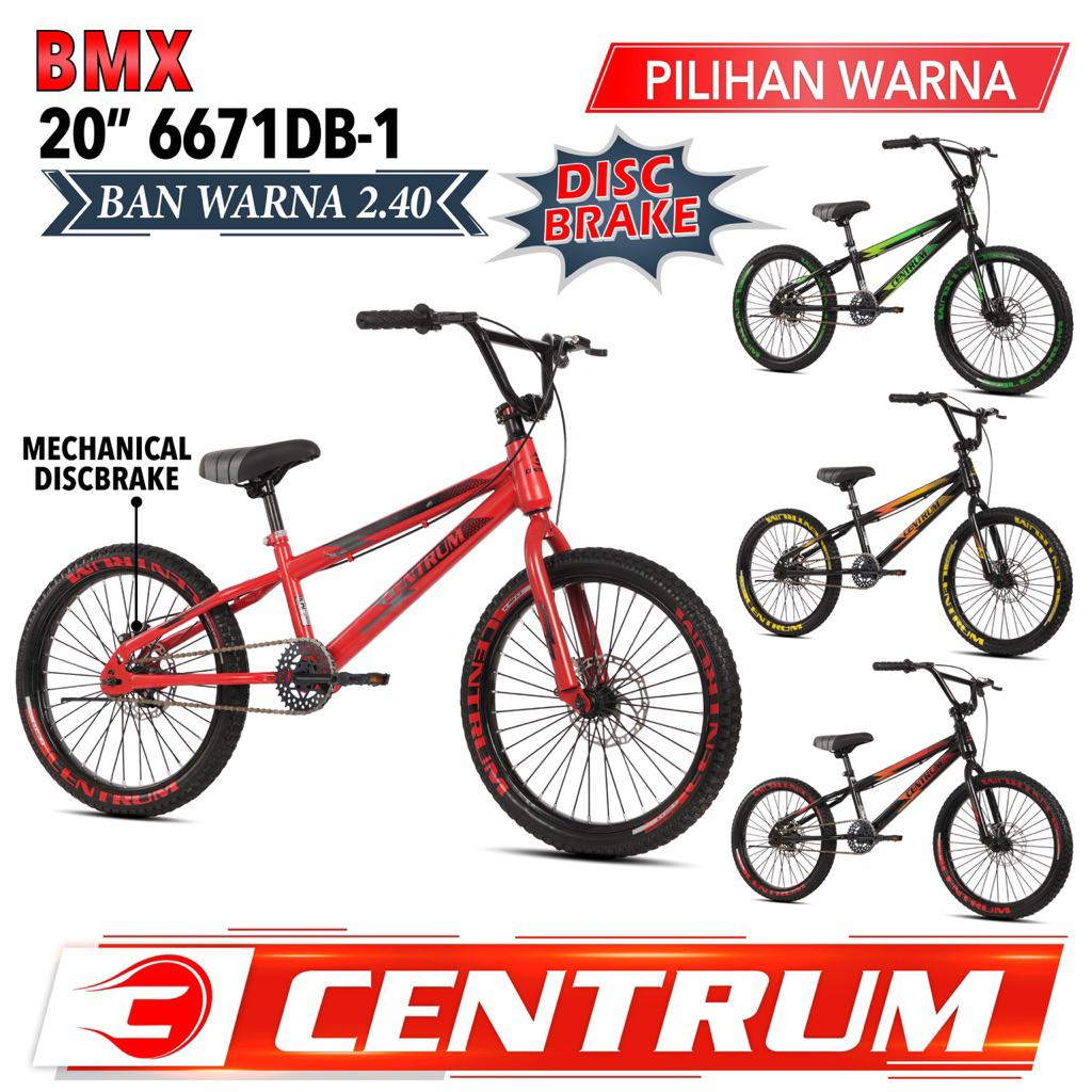 SEPEDA ANAK BMX 20” CENTRUM 6671 DB