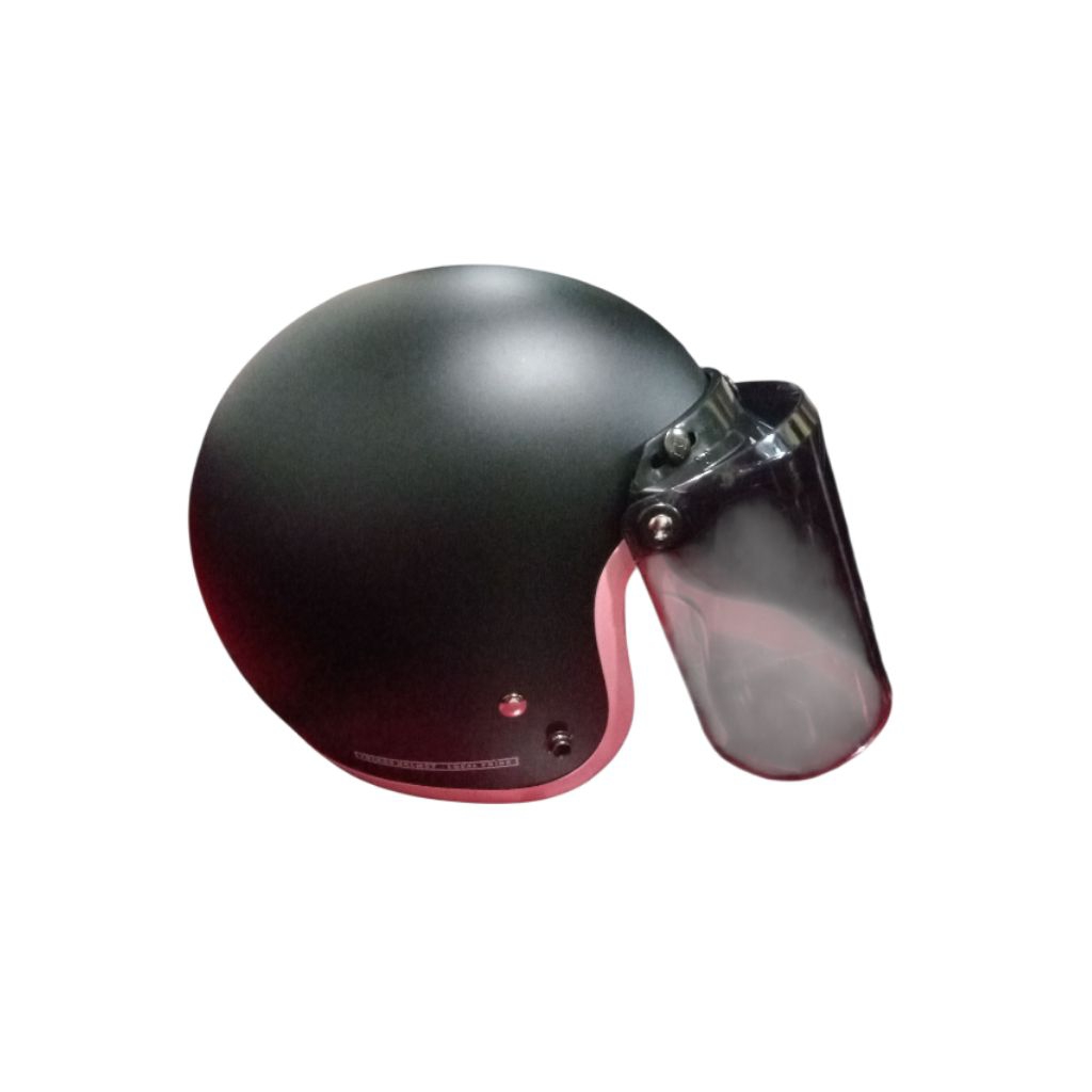 Preloved Helm Bogo Hijab Wanita Hitam Helm YRH Full Leher Flat Visor Motorcyle SNI Motorcycle