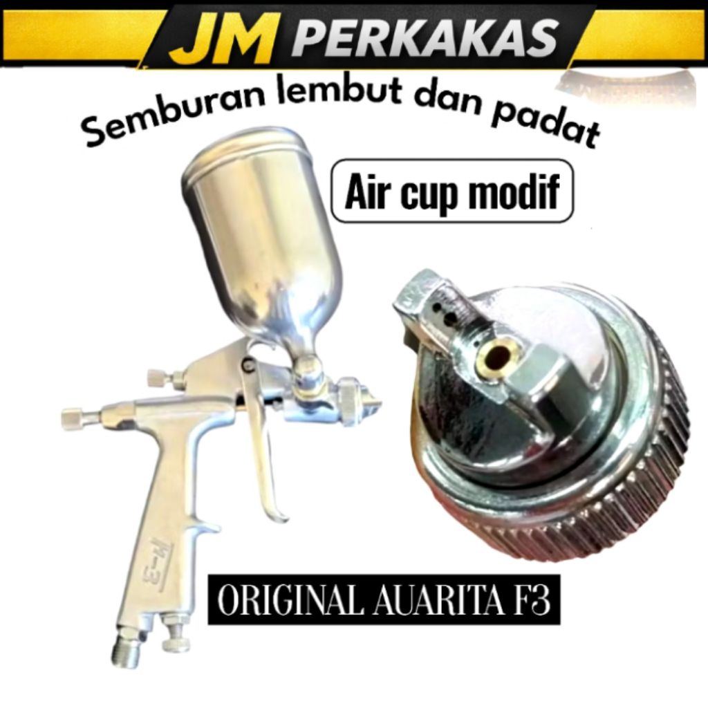 SPRAY GUN AUARITA F3 NEW IMPROVMENT ORIGINAL AUARITA MODIF Std