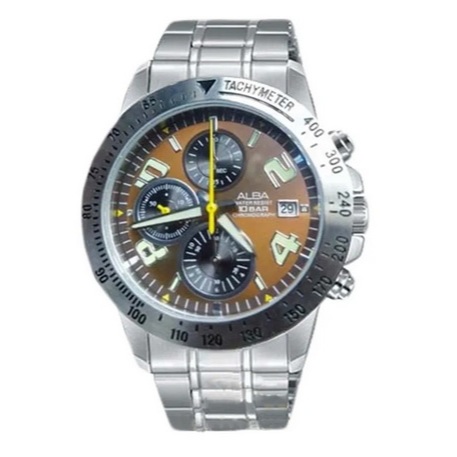Jam Tangan Alba Active Men Chronograph AF8M95 AF8M95X1 Original Garansi Resmi 1 Tahun
