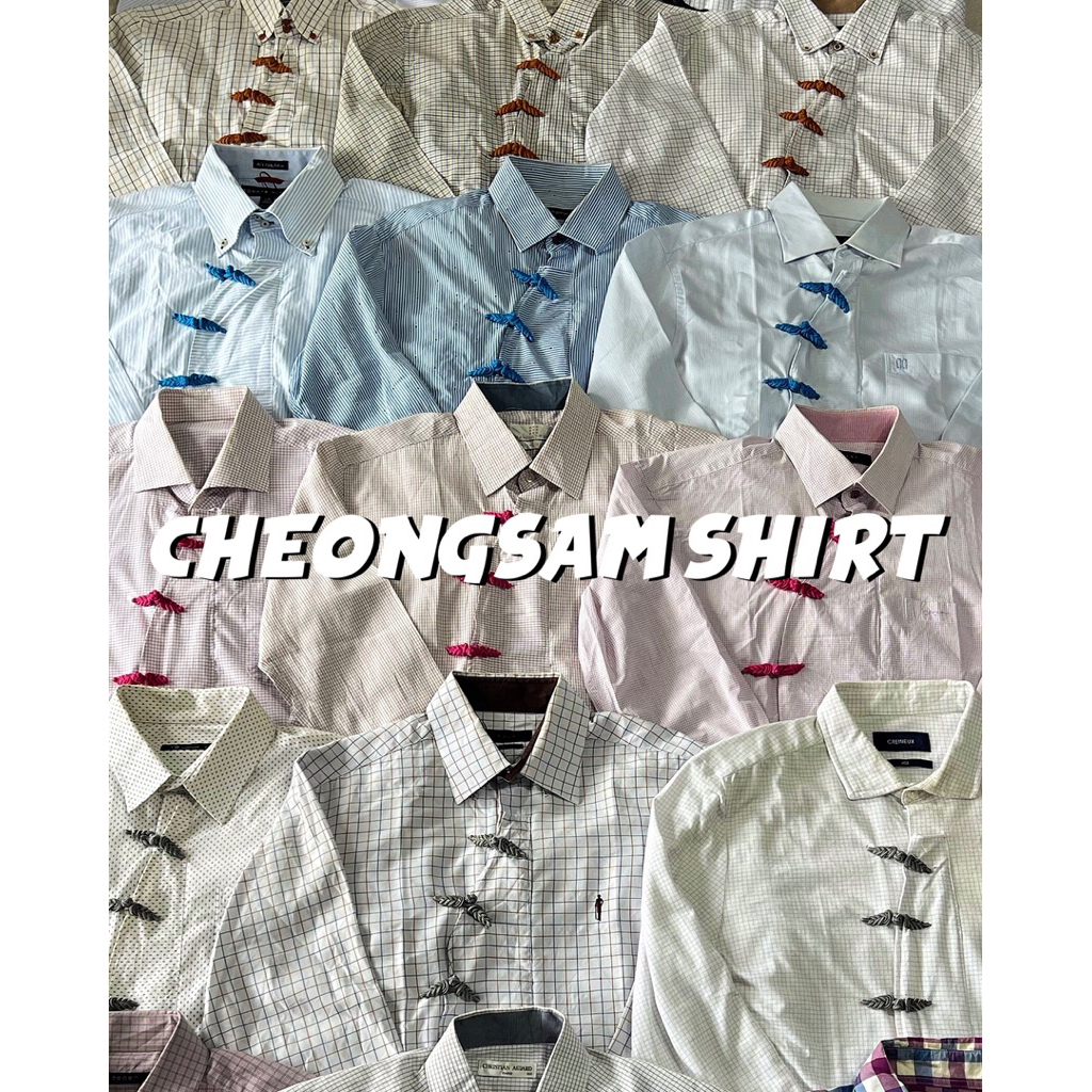 CHEONGSAM BOXY SHIRT TERMURAH