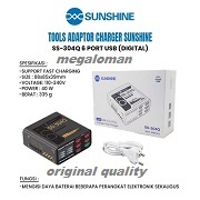 sunshine SS-304Q adaptor charger 6 PORT USB (DIGITAL)