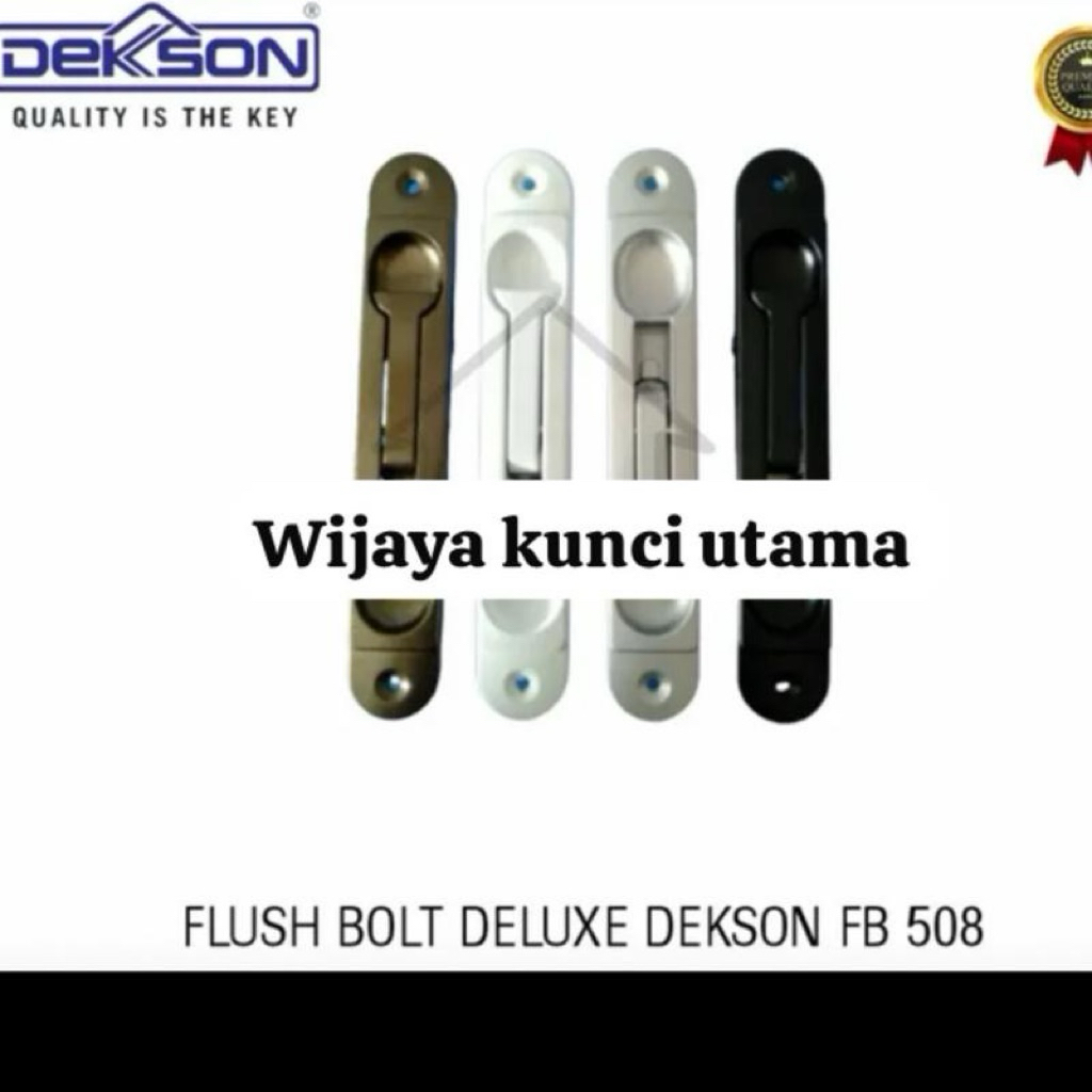 Flush bolt dekson FB 508 grendel pintu alumunium spartan alumunium