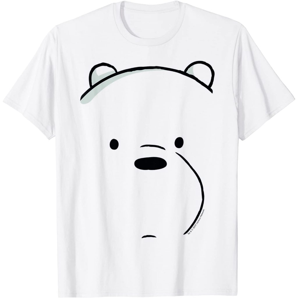 Baju Kaos Dewasa CN We Bare Bears Dancing Gradient Outline T-Shirt