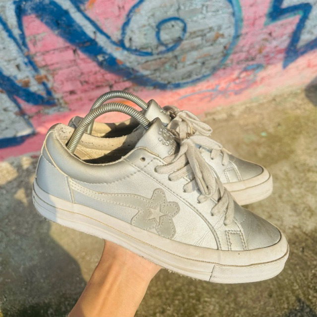 Converse Golf Le Fleur OX Metallic Silver