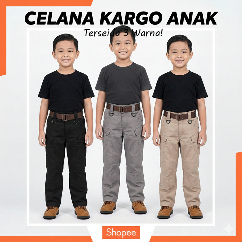 GMCSTORE.ID Celana PDL Panjang Anak Laki Laki