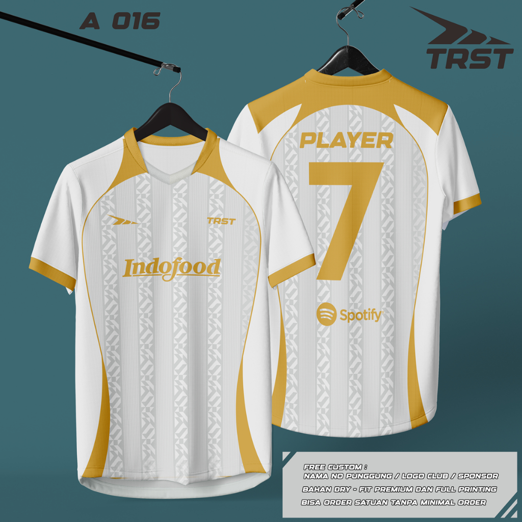 Jersey futsal printing jersey bola  baju bola baju futsal gratis nama nomor punggung