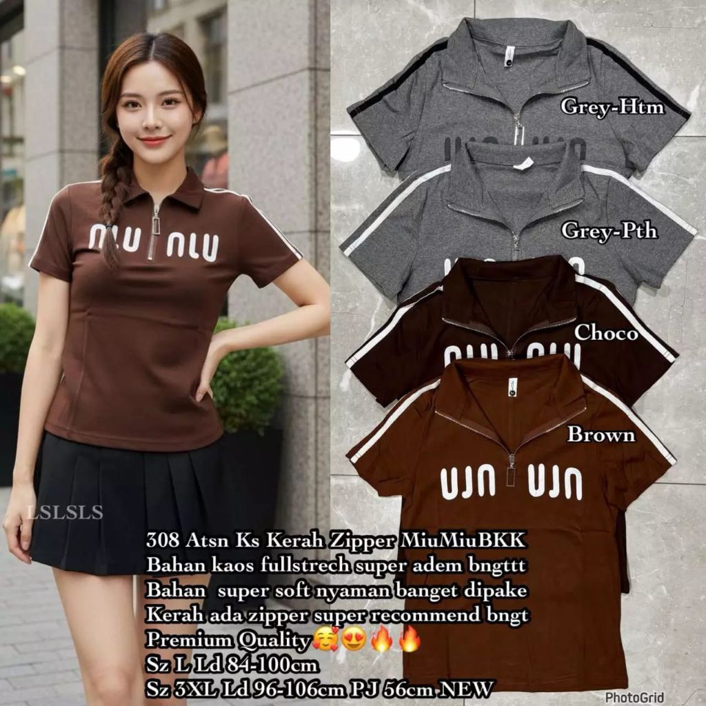 atasan kaos wanita  308