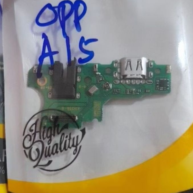 papan cas/konektor cas ori ic+mic+hf oppo a15/a15s