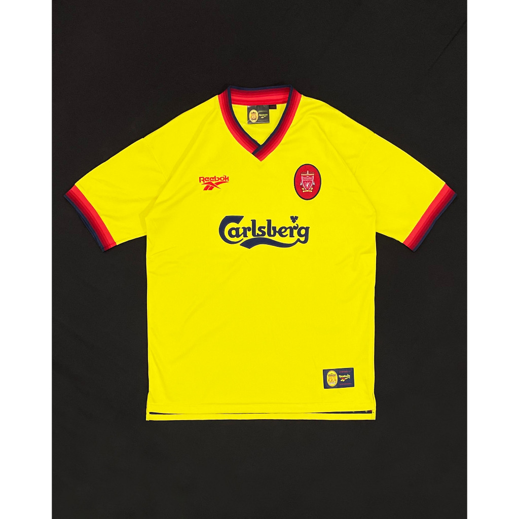 Retro Remake Liverpool Away Kit 1997 1998 Name set Gerrard Jersey Bola Vintage