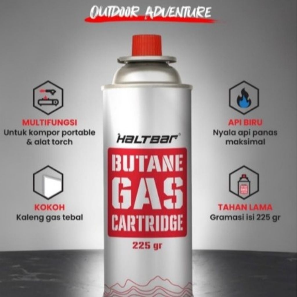 Gas kaleng tabung portable kompor korek lampu