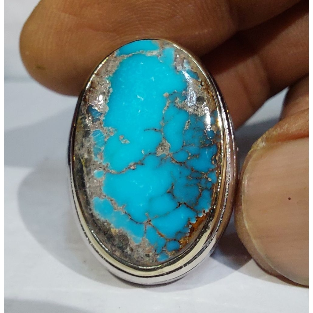 PIRUS PERSIA BIRU LAUT GRADASI EST DIM 24x15x7 RING 8