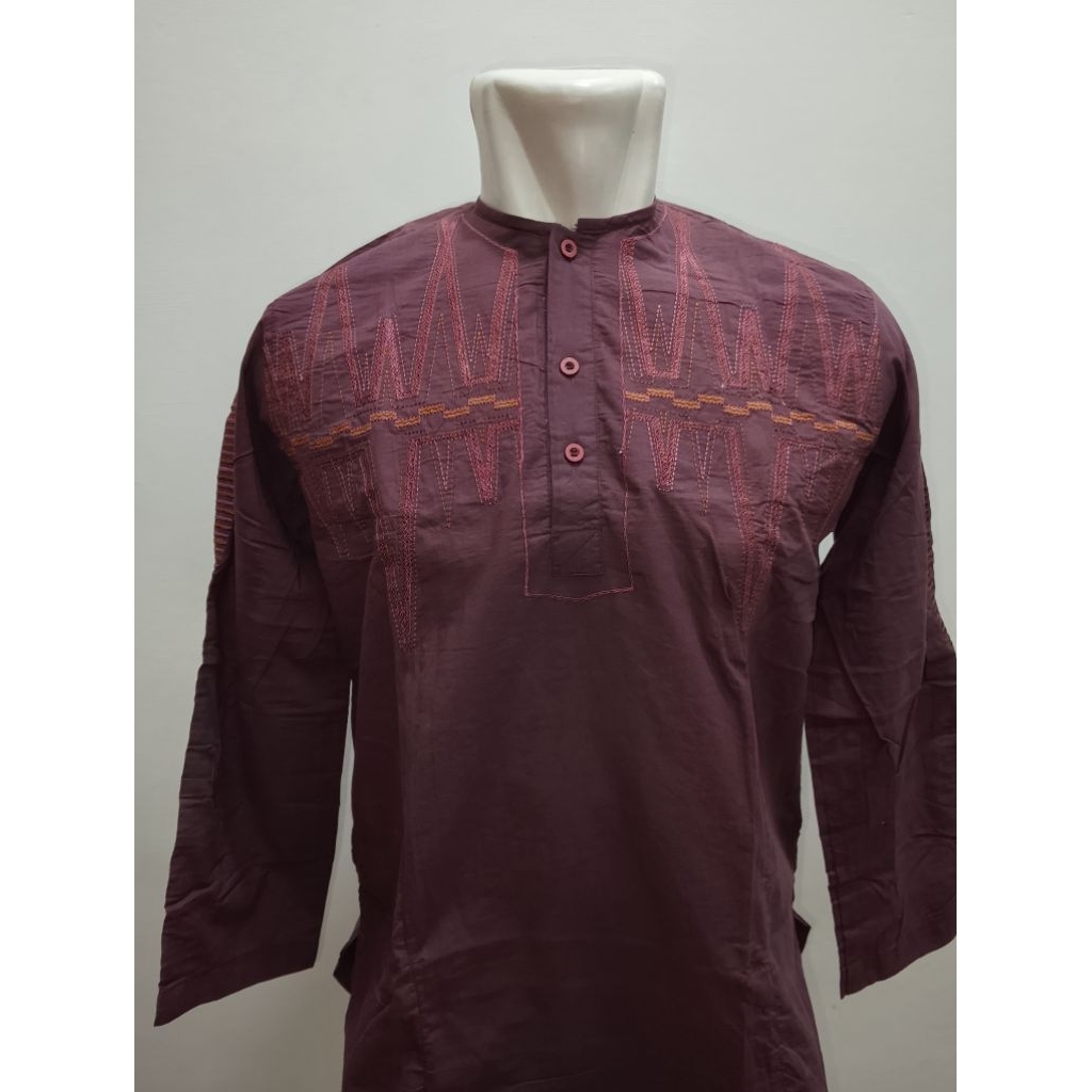 Baju Koko Pria atau remaja lengan panjang ( Cemplong ) - baju koko pria Azwa