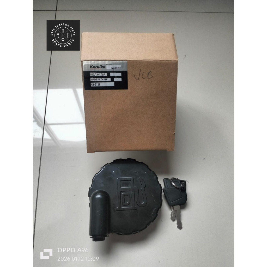 TUTUP TANGKI SOLAR JCB CX3 CX4 FUEL TANK CAP JCB HIGH QUALITY KERUIBO