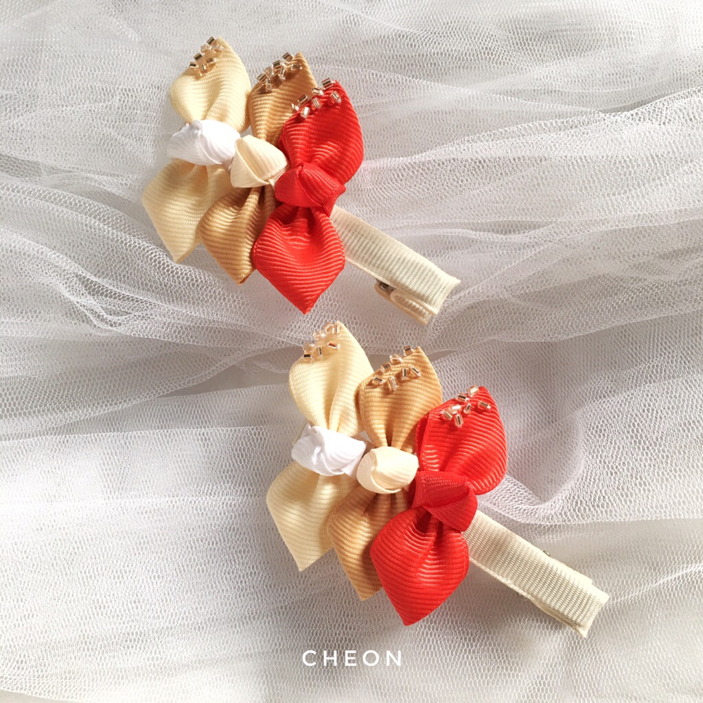 Pita Rambut Anak Perempuan Warna Warni Imlek LOLLY RIBBON