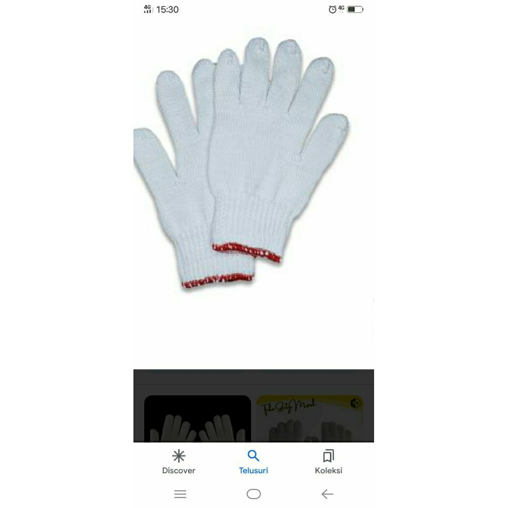 sarung tangan blue Rebbit B6