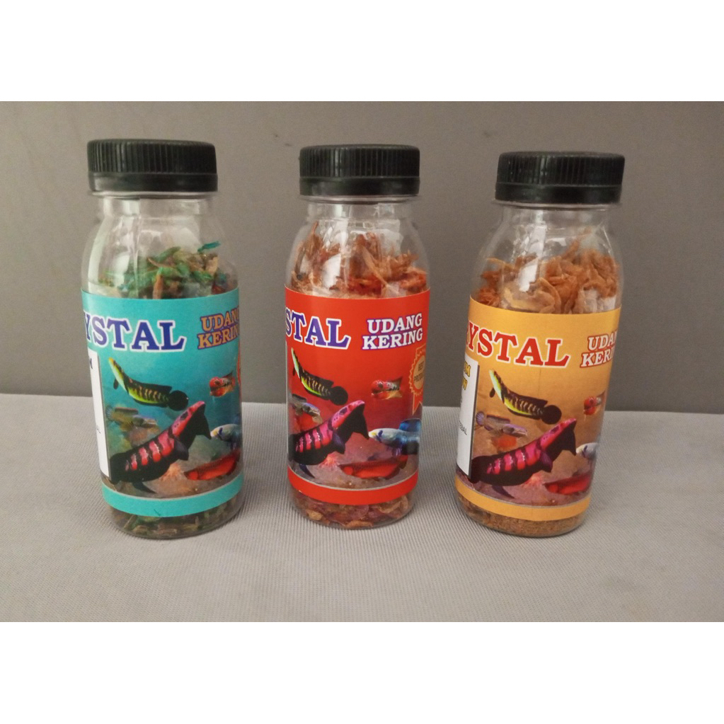 Udang Kering pakan ikan| Crystal udang