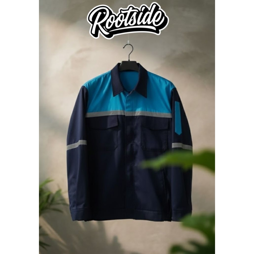 Baju wearpack kemeja safety K3 proyek Custom