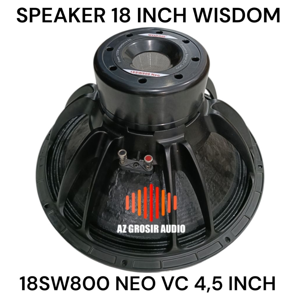 speaker 18 inch wisdom 18sw800 neo speaker wisdom 18sw800 neo