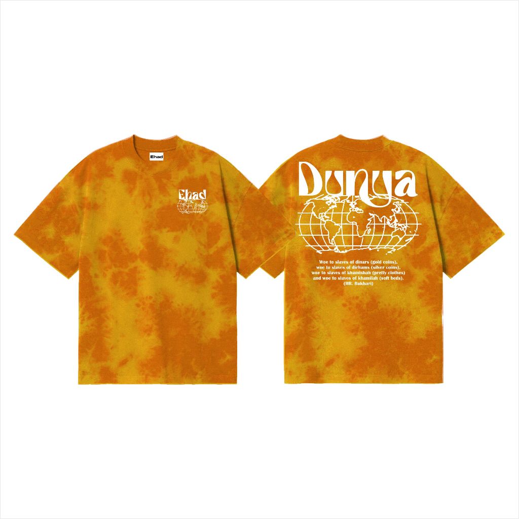 Ehad - tiedye dunya kaos / T-shirt oversize muslim