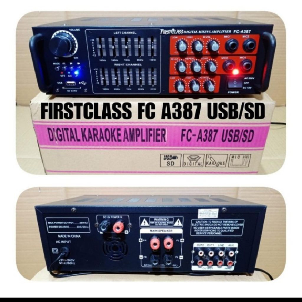 Amplifier karaoke Firstclass FC A387original | MELODY CLASSIC