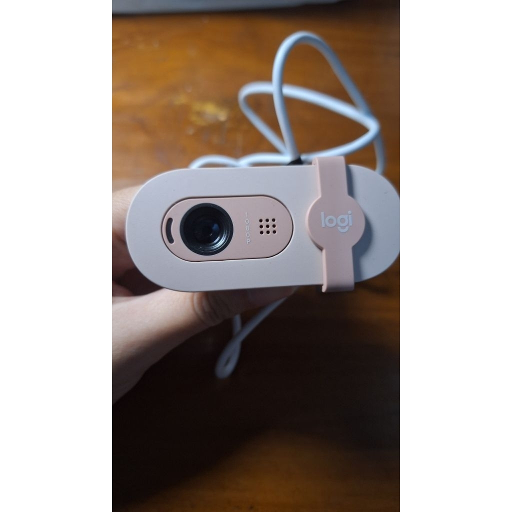 Webcam Logitech Brio 100 Pink Full HD 1080p | Preloved, bekas, like new
