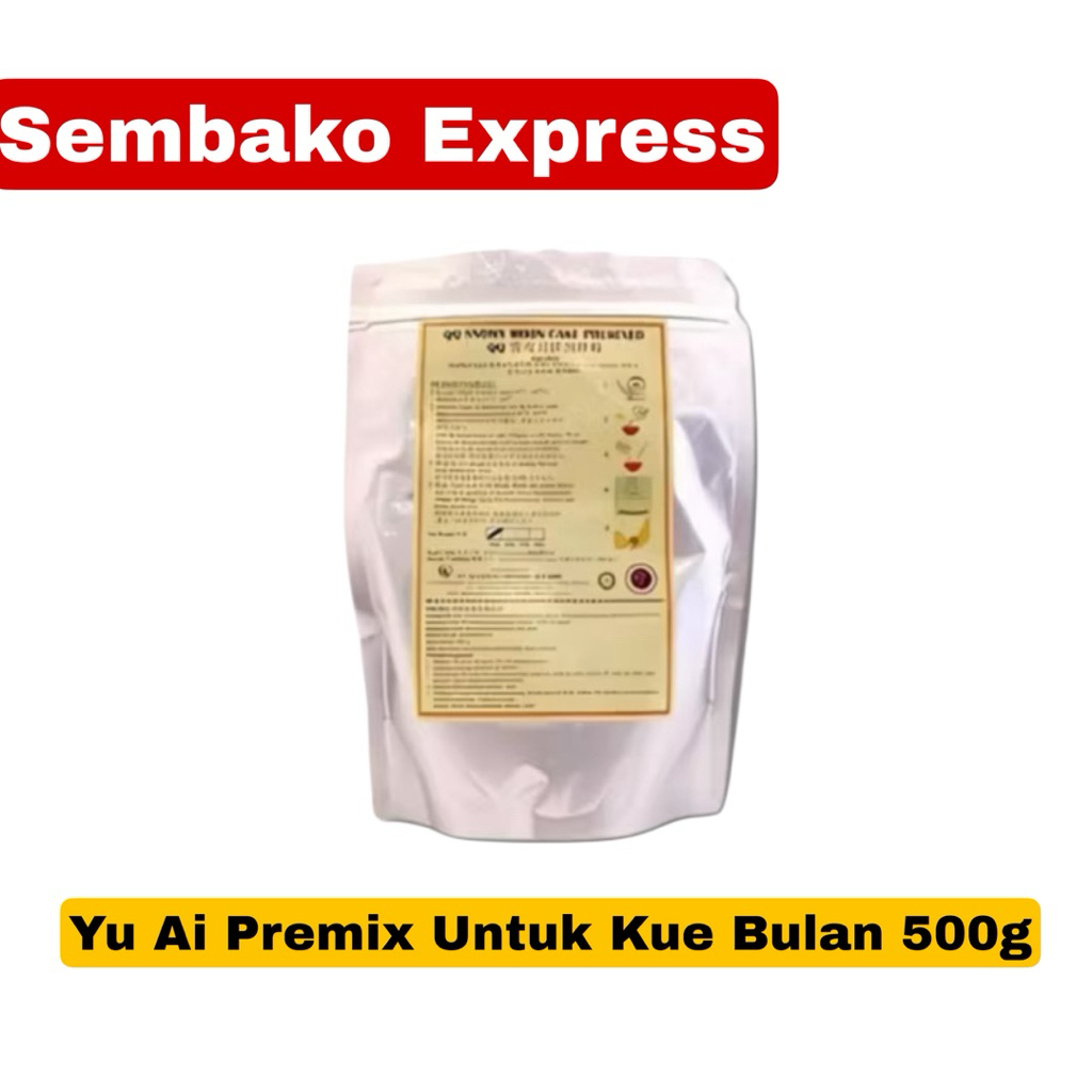 Yu Ai Premix Kue Bulan 500g | Mooncake Mix Praktis & Anti Gagal | Bahan Kulit Mooncake Premium