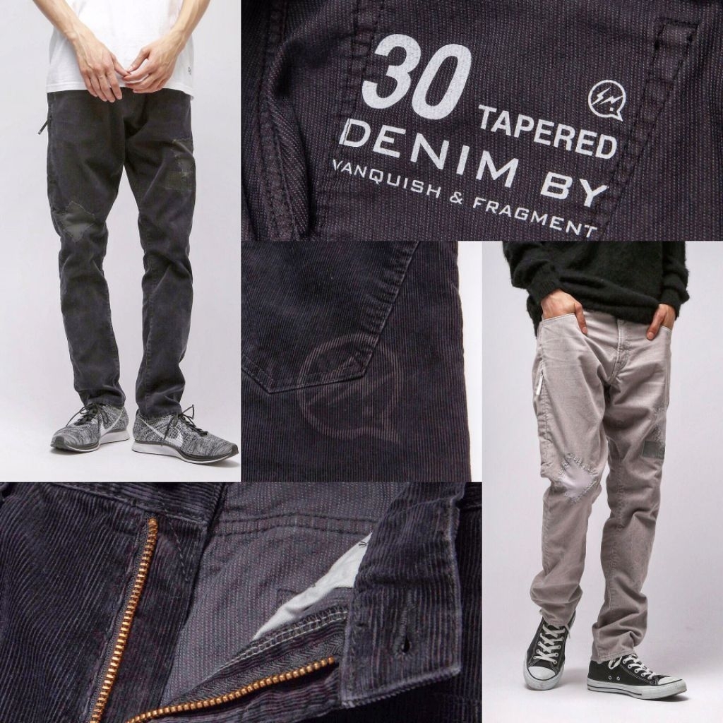 Vanquish x Fragment Corduroy Distressed Pants