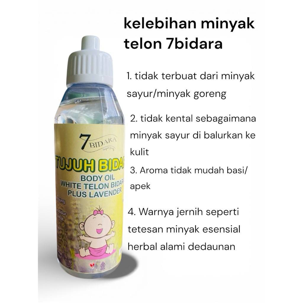 Minyak telon bidara 60ml/Minyak telon 7bidara