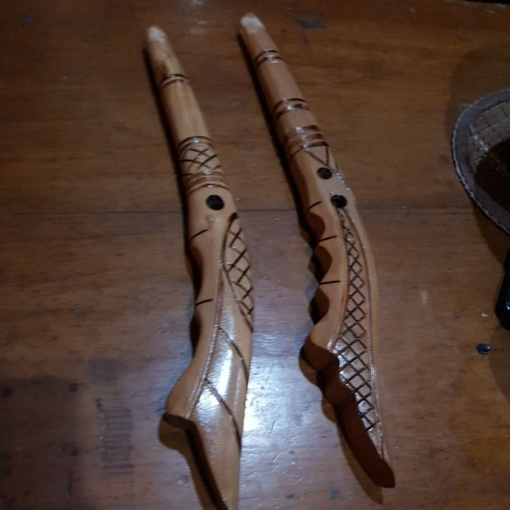 Gagang joran kayu/ gagang jeujeur kayu