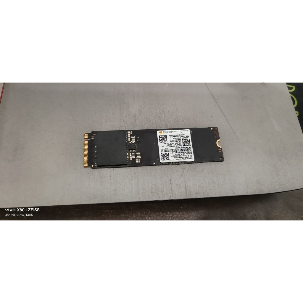 Nvme SSD 512GB Rusak, tidak terditek. Tidak bisa format dll.