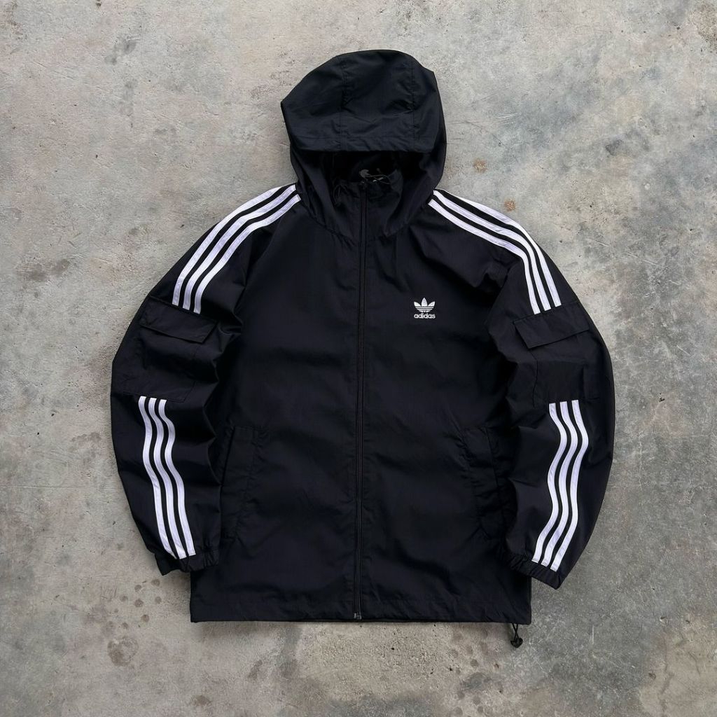 jaket tracktop pria adidas premium - jaket baseball adidas casual outdoor