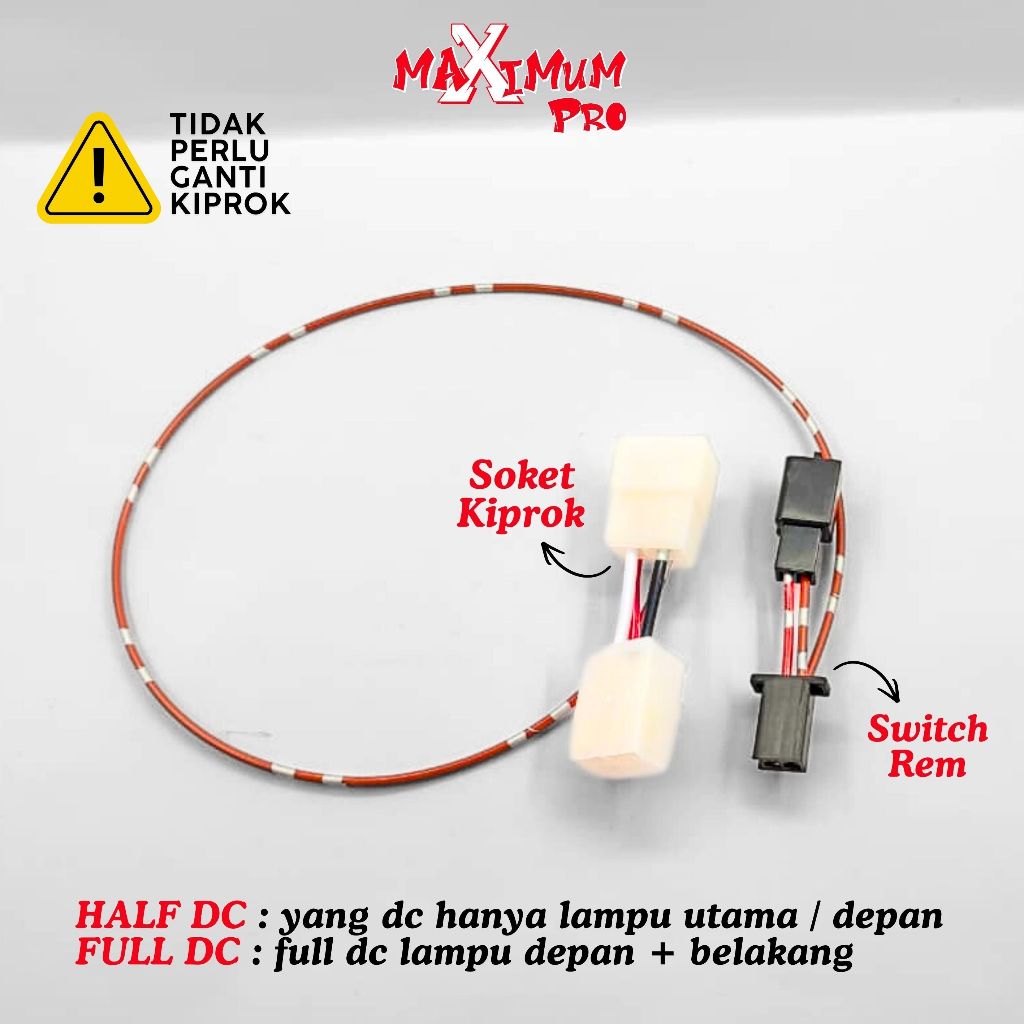 KONVERTER AC TO DC VIXION NVL VIXION NEW LAMPU DEPAN BELAKANG KABEL FULL DC CONVERTER PNP MOTOR