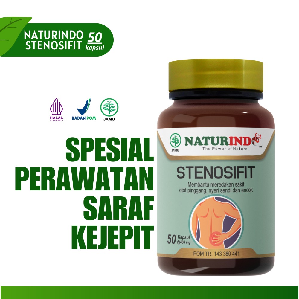Naturindo Stenosifit Jamu Herbal Spesial Perawatan Saraf Kejepit