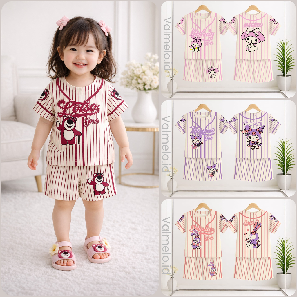 VALMELO SETELAN BAJU ANAK PEREMPUAN/BAJU ANAK CEWEK/SETELAN BAYI VAL-05