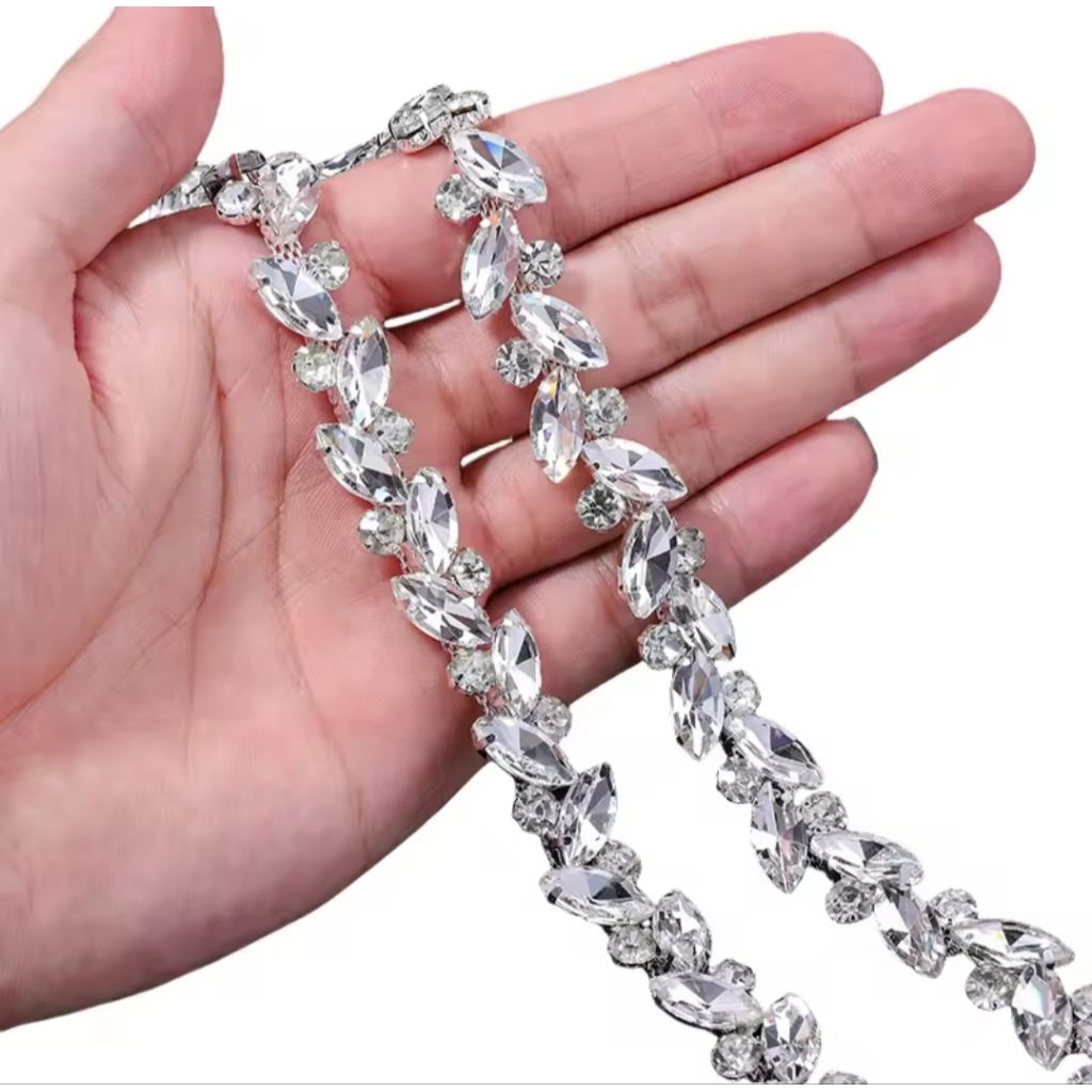 Diamond Payet Rankai kristal Swarovski Payet Bridal Payet Belt