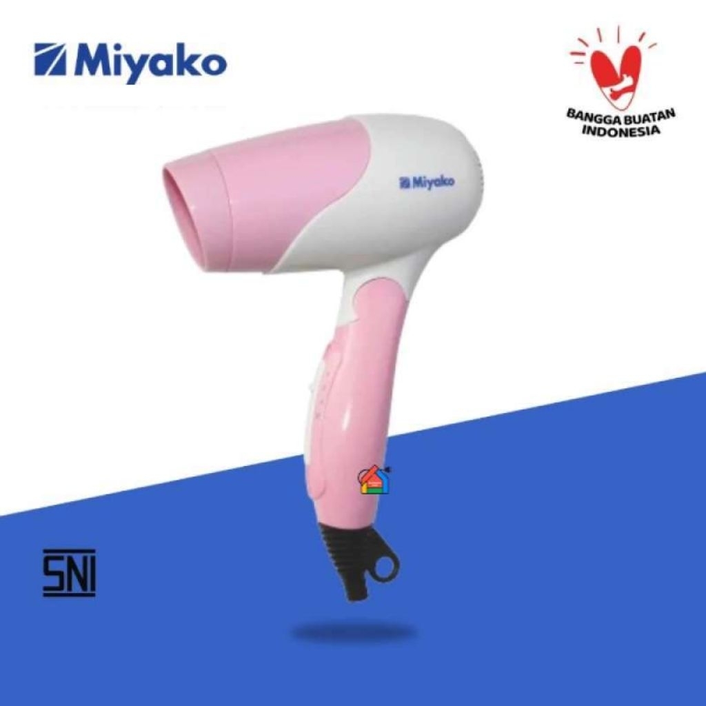 Hair Dryer Miyako HD 402 P Hair Dryer Pengering Rambut Miyako HD-402 P Hair Dryer Lipat Miyako HD402