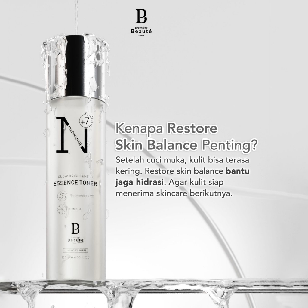 Odbo *PREMIERE BEAUTE  Essence Toner Niacinamide Centella Luminous White Glow Brightening 120ml